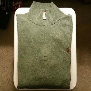 POLO RALPH LAUREN 1/4 ZIP SWEATER
